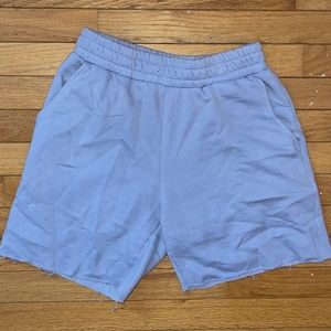 Forever 21 Baby Blue Sweatshirts, with Pockets, Size S